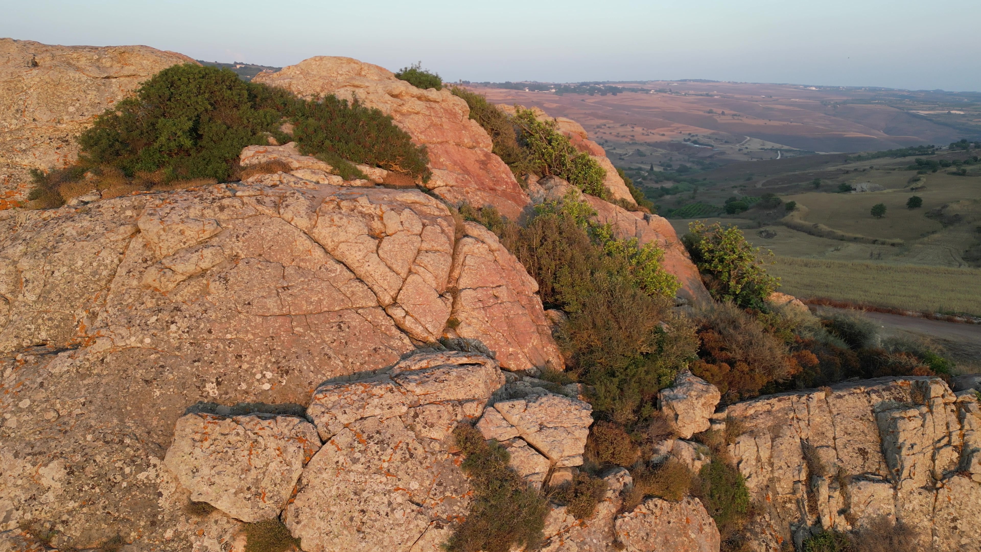 paphos cyprus ancient ruins sunset