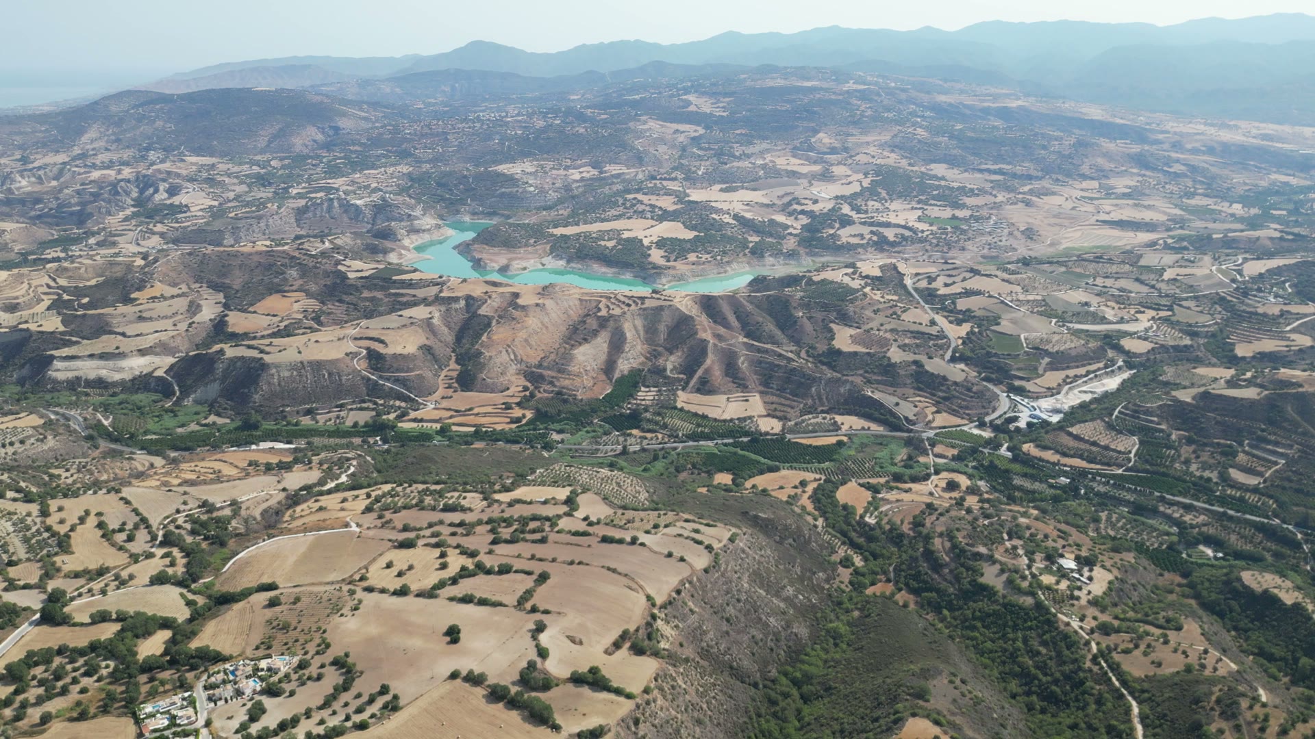 european union flag cyprus landscape